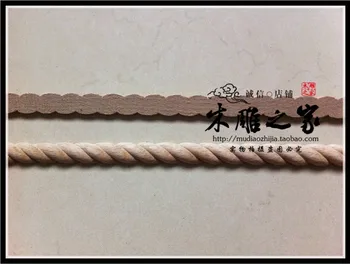 

Dongyang wood carving wood line twist half line European cabinets decorative wooden specifications special offer counter