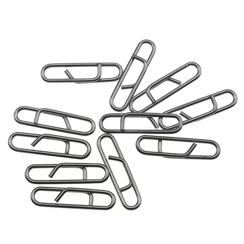 

50Pcs Powerful Fast Link Clip Snap Fishing Tackle Quick Change Lead Links Clips Interlock