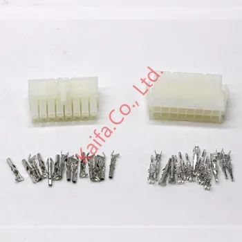 

20 sets kit 16p Automobile wire connector plug 5557 5559 plastic terminal plug spring terminals