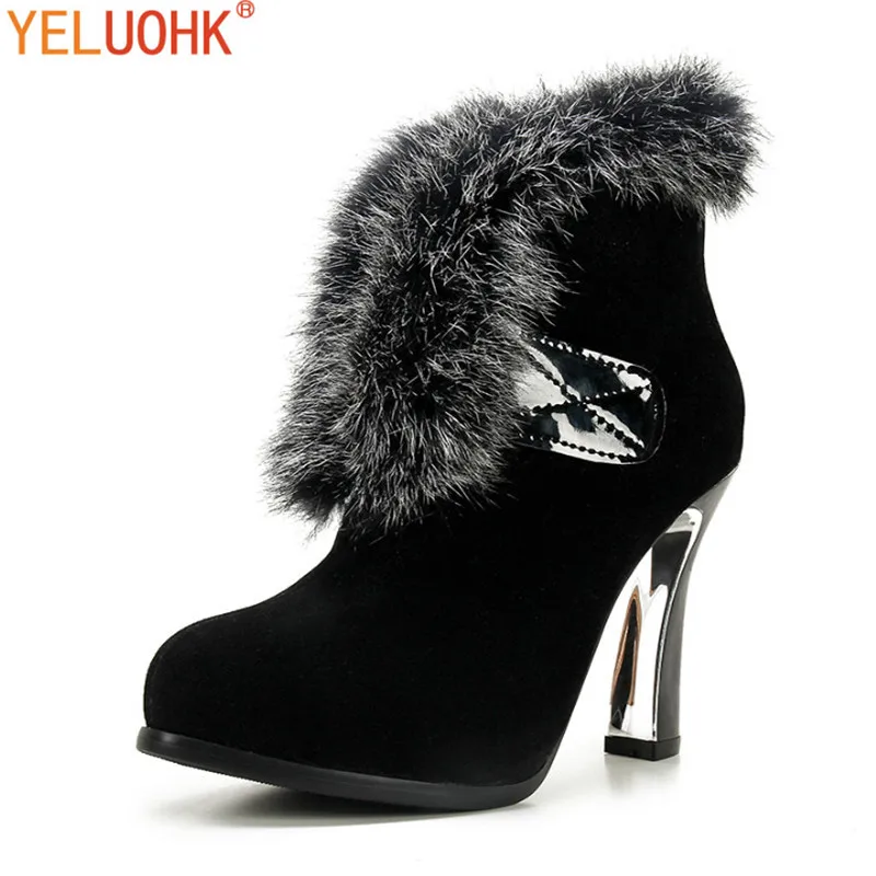 

34-44 Women Winter Boots Platform Winter Women Boots Female Winter Shoes Ankle Boots For Women Big Size