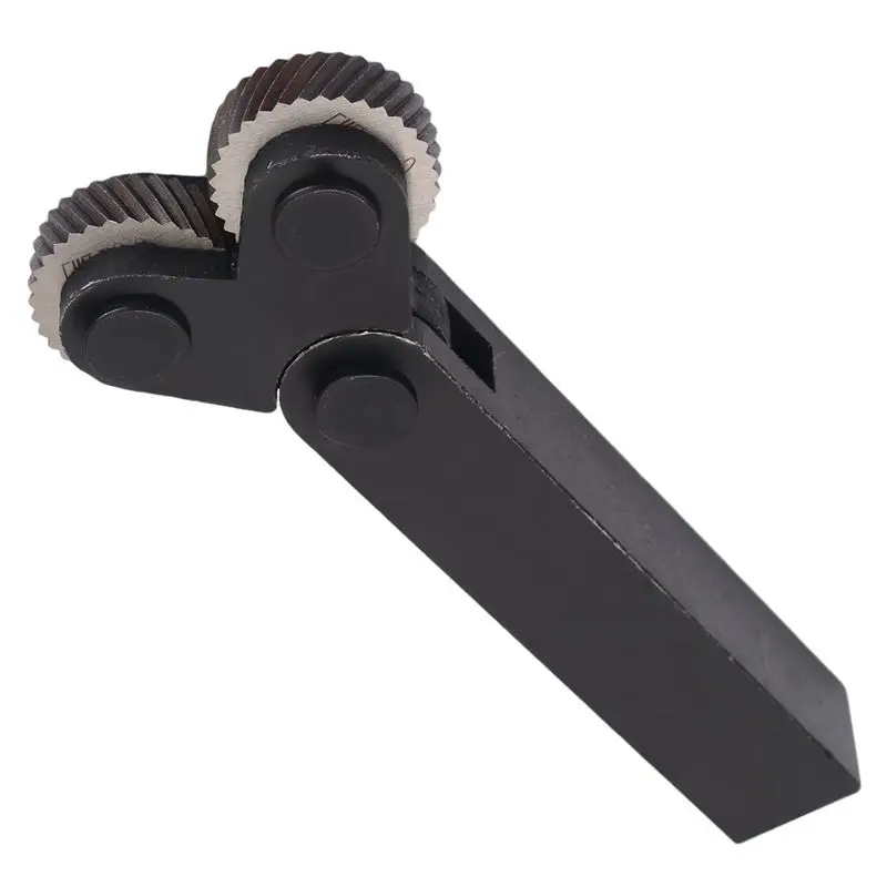 7pcs Steel Knurling Tool 0.5 1 2mm Diagonal Dual Wheel Linear Knurl Set Lathe Cutter Machine Tools Accessories1