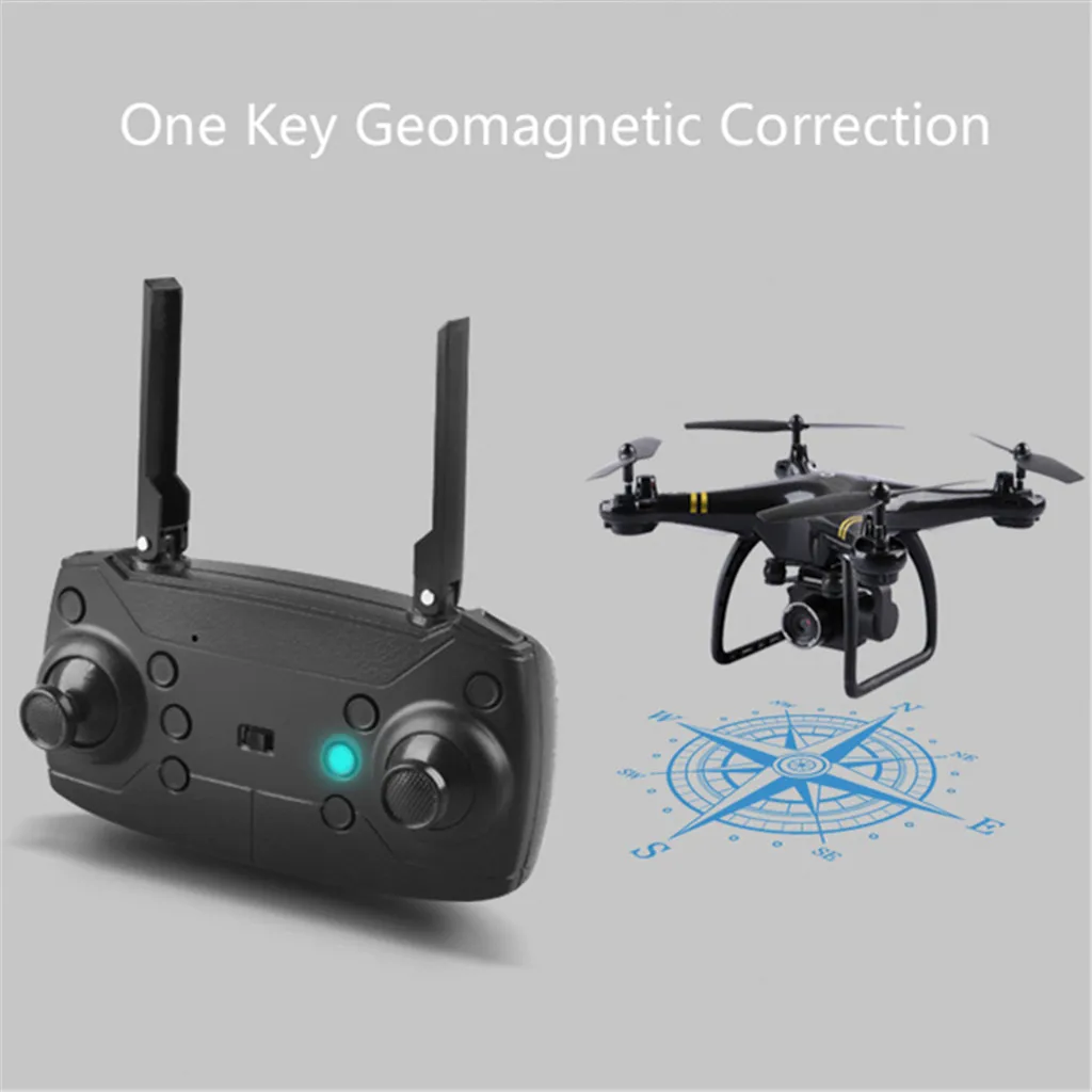 

RC Airplanes GW168 WIFI FPV 1080P Wide Angle Camera Follow Me Smart Return Quadrocopter Drone T605