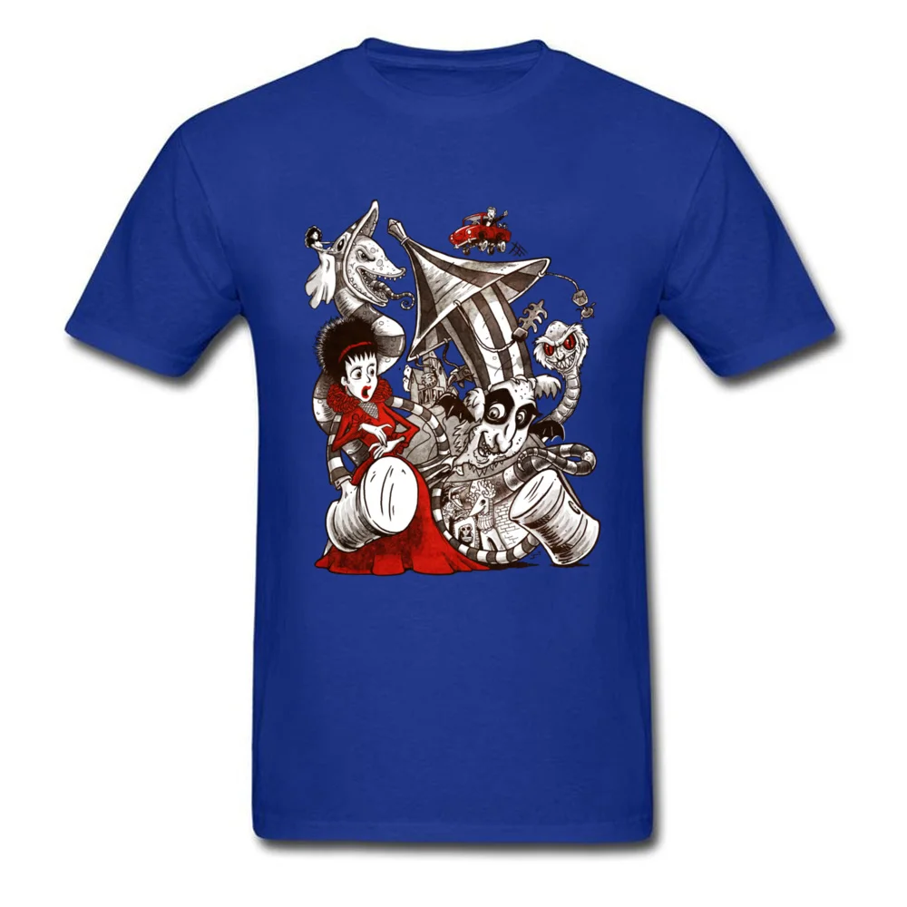 Printing Betelgeuse betelgeuse betelg ... aaah O-Neck Top T-shirts Summer Fall Tops Shirts for Men Classic 100% Cotton T Shirts Betelgeuse betelgeuse betelg ... aaah blue