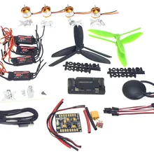 F02047-C JMT 4-осевая gps мини-Дрон вертолет Запчасти ARF DIY Kit: Радиолинк с gps и APM 2,8 полет Управление EMAX 20A ESC бесщеточный двигатель