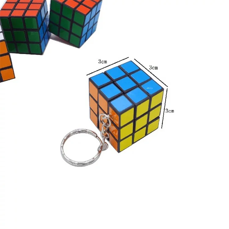 Мини Игровой брелок Кубик Рубика 3x3x3 3 см История кубики кулон развивающий ребенок gamesTwist головоломка игрушки для детей подарок игрушки