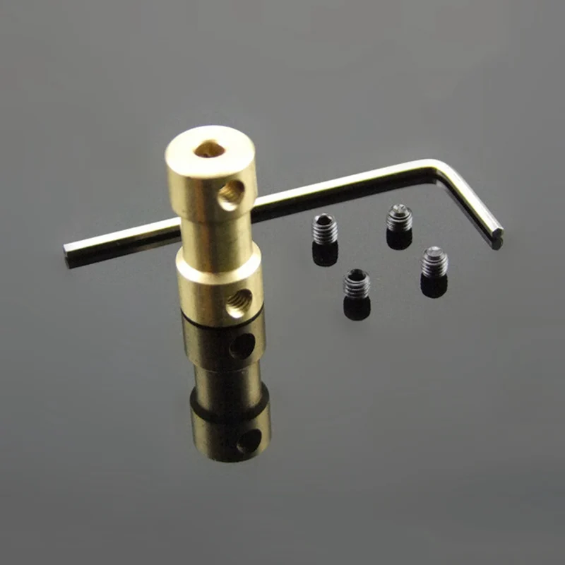 color rojo Sourcingmap conector r/ígido de acoplamiento Acoplamiento de eje de 2 mm a 4 mm de di/ámetro para rueda de robot