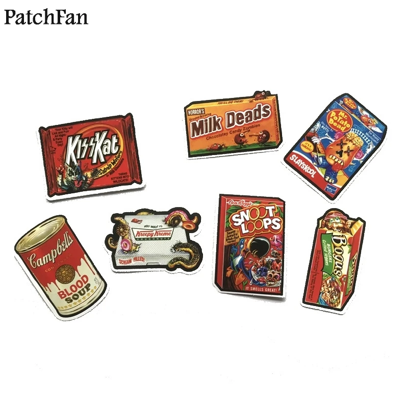 12 компл./лот Patchfan 50 шт./компл. креативная забавная упаковка еды Скрапбукинг Переводные картинки ноутбук домашняя Наклейка на стену значки A1742