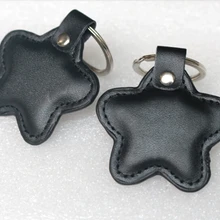 50 шт. NO.5 Fudan FM1108 13,56 МГц Кожаный Брелок карта № 5 кожа IC брелок карта кожа IC брелоки Карта IC