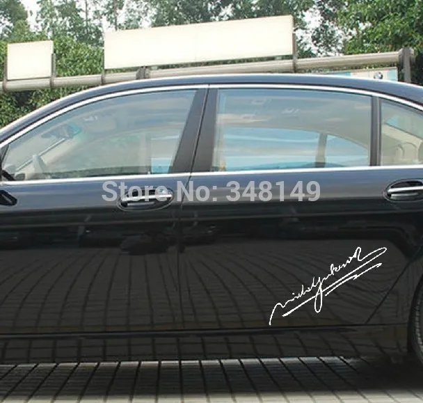 Новинка автомобильные наклейки и Sigature от Майкла Джексона автомобильный Стайлинг