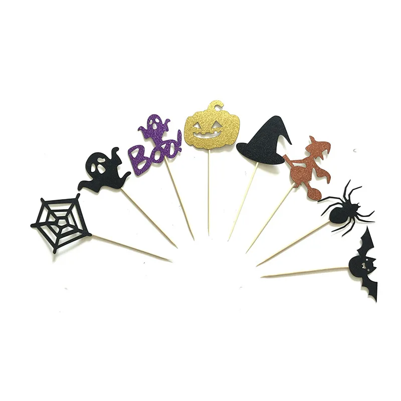 Cake Decorating Supplies Merry Halloween Packaging Candy Box cake topper Gift Chocolate Cookie Dessert Paper Box Decoration (16)