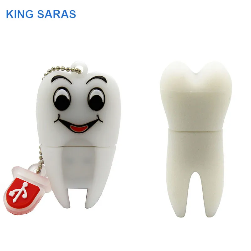 

TEXT ME cartoon 2 model tooth usb 2.0 usb flash drive 4GB 8GB 16GB 32GB 64GB pendrive