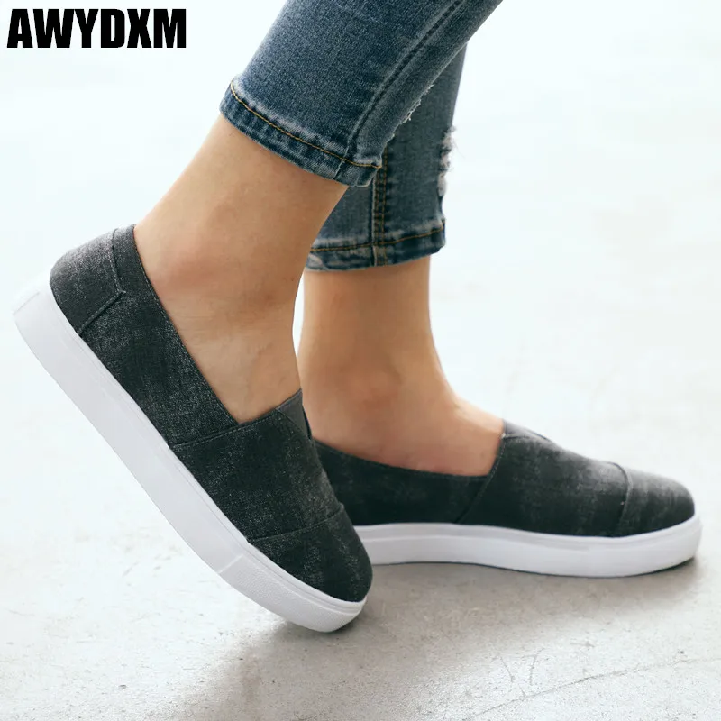 

Women flat shoes spring new Round head shallow canvas shoes ladies Comfort Breathable casual shoes outdoor woman shoes S425