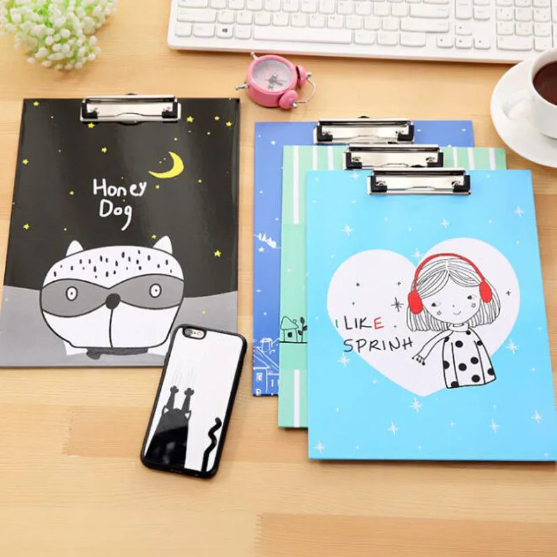 Hot Sale A4 Size Wooden Clipboard Clip Board Office School Stationery With Hanging Hole Office Document Holder Filing Clip Board