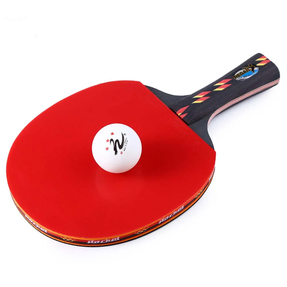 

High Quality Table Tennis Ping Pong Racket One Shake-hand Grip Bat Paddle Ball