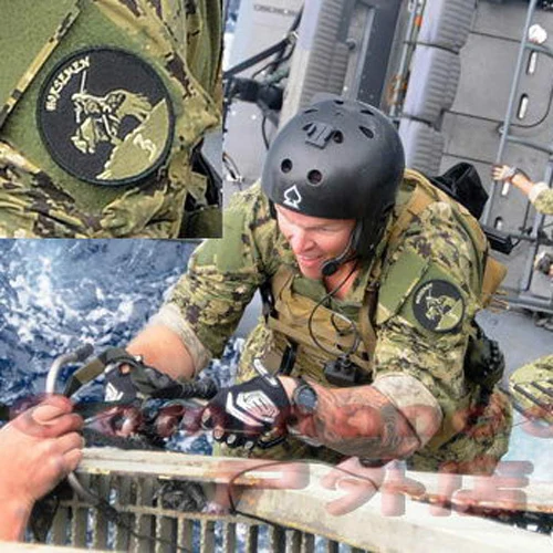 Военная нашивка армейский военный значок "DEVGRU Seals3 Всадник" армлет значок подплечник