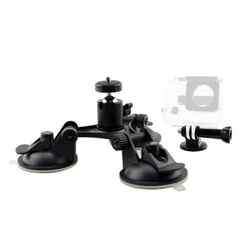

ANJIRUI Sports camera Accessories for GOPRO hero3+/4/5 low angle car with pan/tilt triangle suction cup suction cup Stand Holde