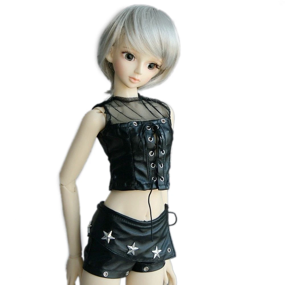 [Wamami] 367# черный 1/4 MSD 1/3 SD DZ AOD Pu кожаные штаны/наряд/костюм BJD Dollfie