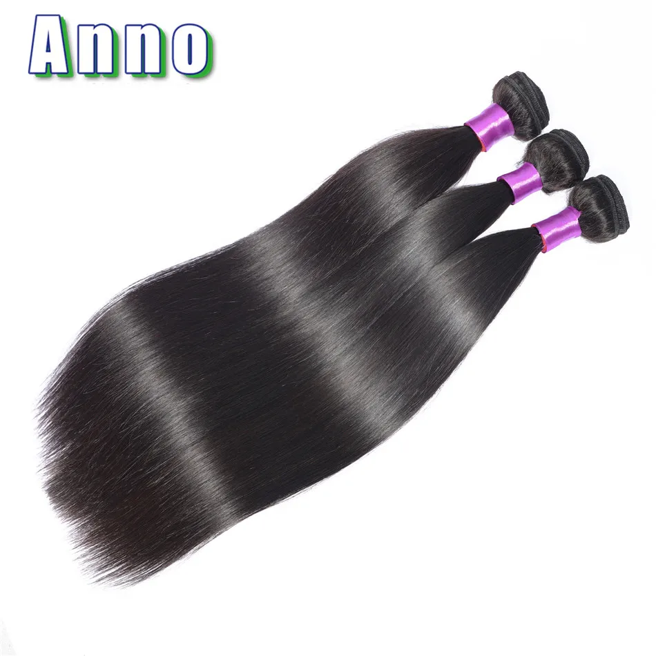 Annowig Brazilian Straight Hair Bundles With Closure Natural Color Human Hair 3 Bundles With Lace Closure Human Hair Extensions Annowig Brazilian Straight Hair Bundles With Closure Natural Color Human Hair 3 Bundles With Lace Closure Human Hair Extensions