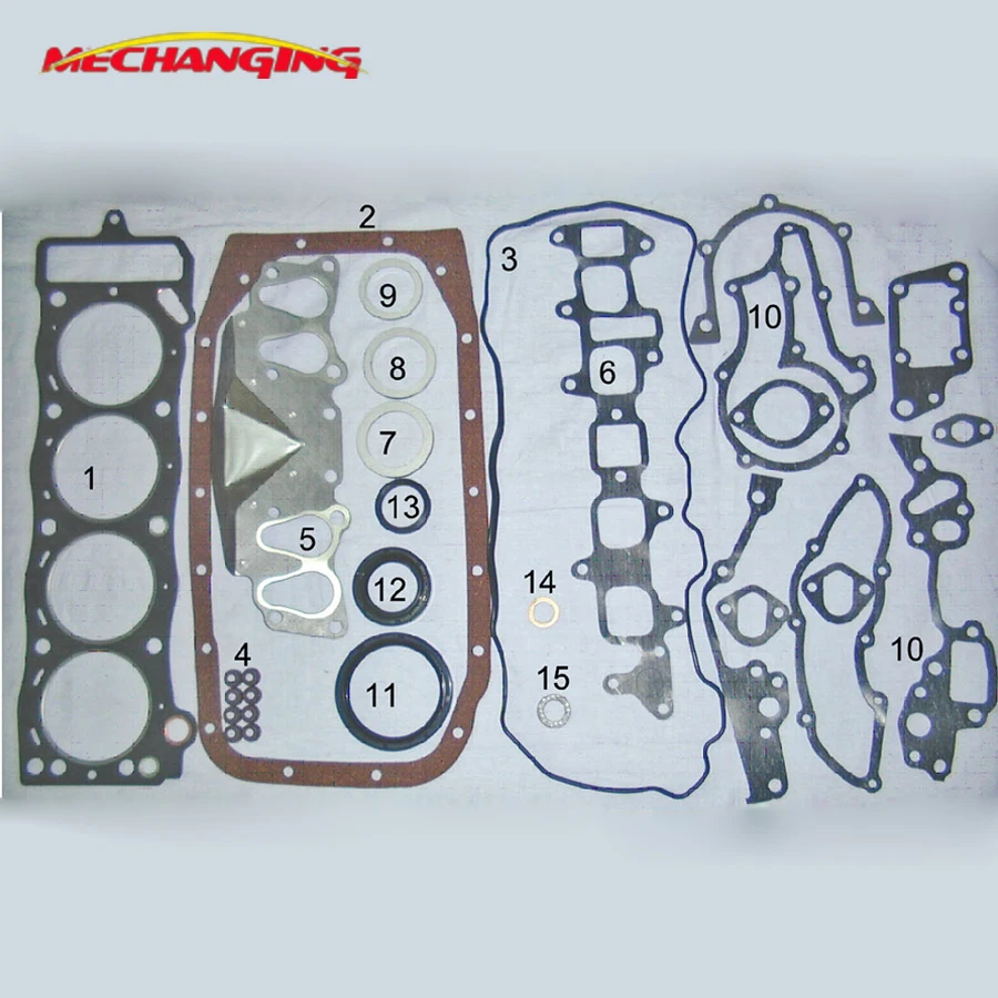 22R 22RE 22REC для TOYOTA LAND CRUISER 4runner CELICA купе 2 4 детали двигателя Комплект прокладок