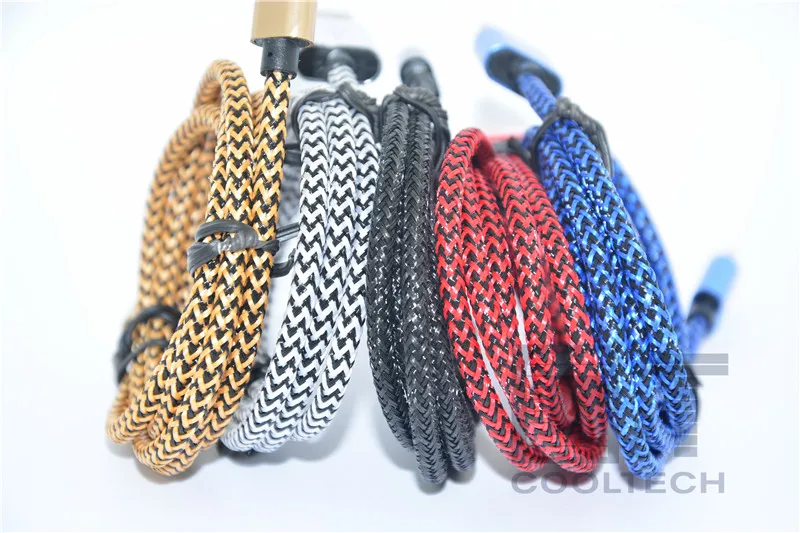 

New Colors Metal Shell Micro USB 2.0 Cable with Fabric Braided For Samsung Galaxy S5 S4 I9300 (1M/3FT)