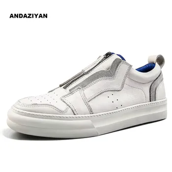 

EYELIKE white sports shoes men outdoor sneakers flat breathable jogging shoes canvas comfort