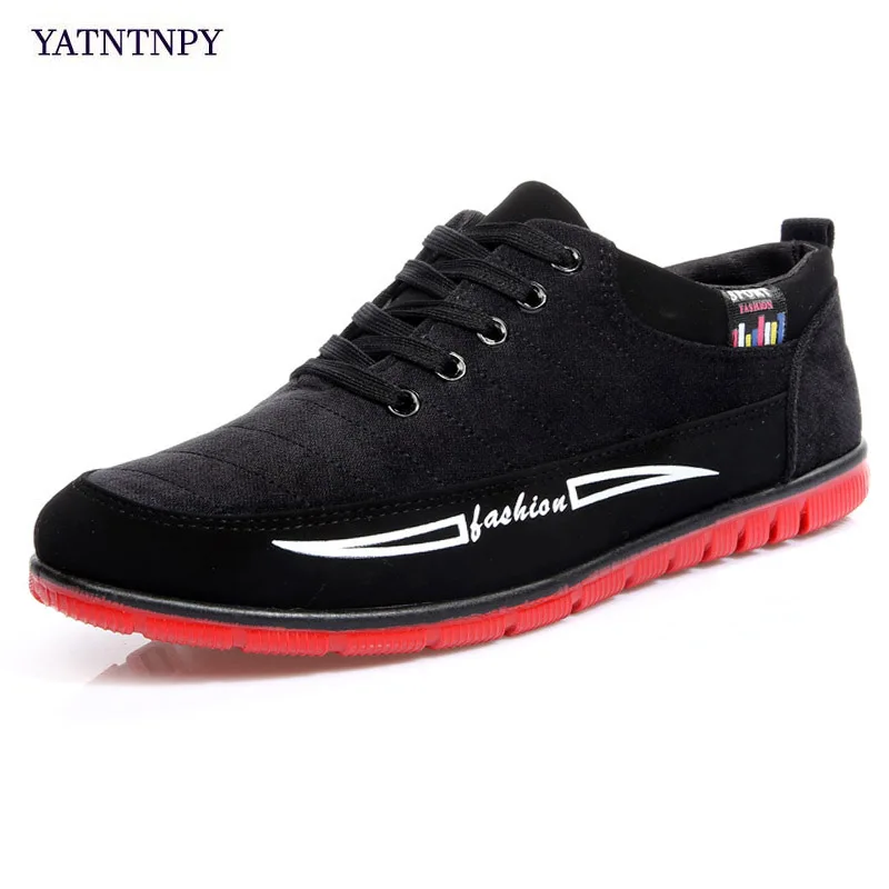 

YATNTNPY Men Casual Shoes Breathable Canvas Sneaker Man Fashion Spadrilles Mixed Colors flat Shoes for Students