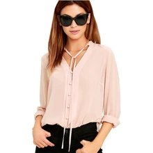 modelo de blusas de chifon 2019