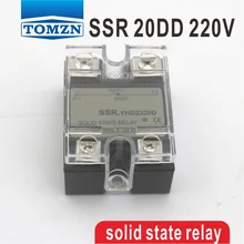 20DD ssr-контроль 3~ 32VDC выход 5~ 220VDC Однофазный DC твердотельное реле 20A YHD2220D