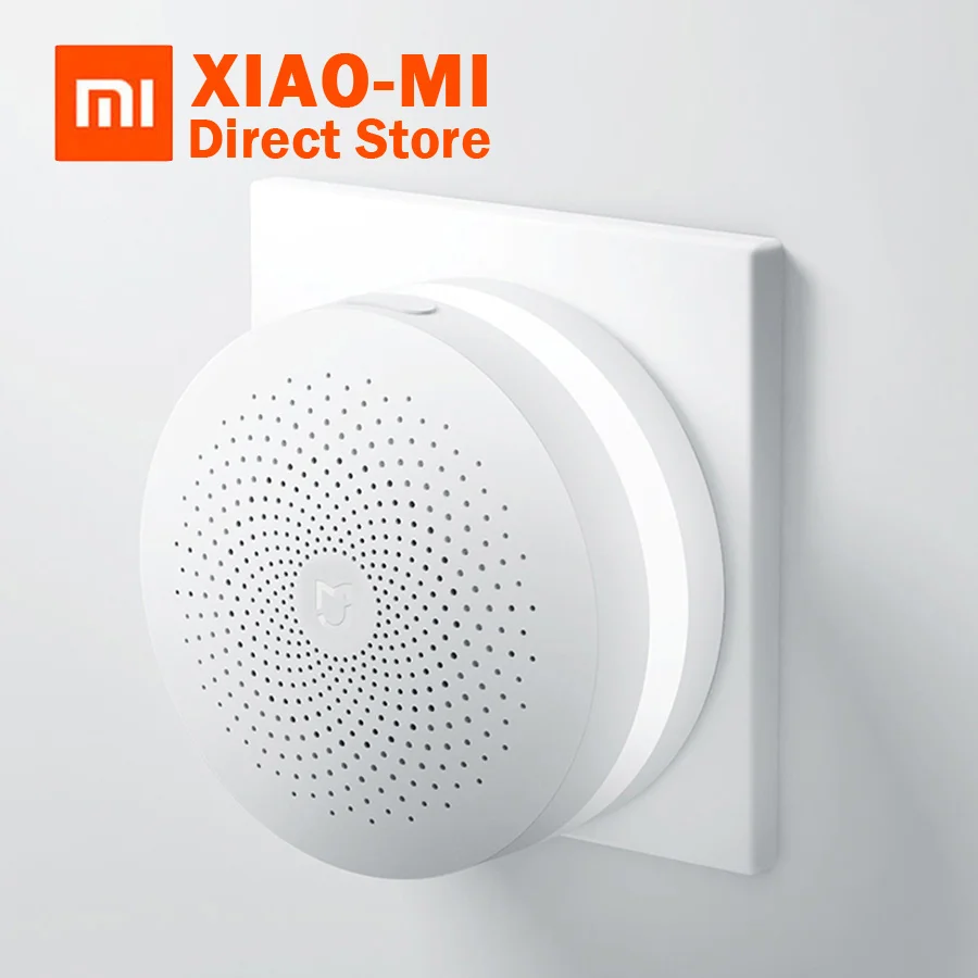 

Original Xiaomi Smart Home Gateway Multi-functional Upgraded Smart Temperature and Humidity Sensor WiFi Remote Control by Mi APP