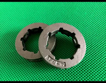 

2PCS Chainsaw Part Clutch Rim Sprocket 3/8" Pitch - 7 tooth Fit HUS61 365 372 MS381 380 MS360 MS361