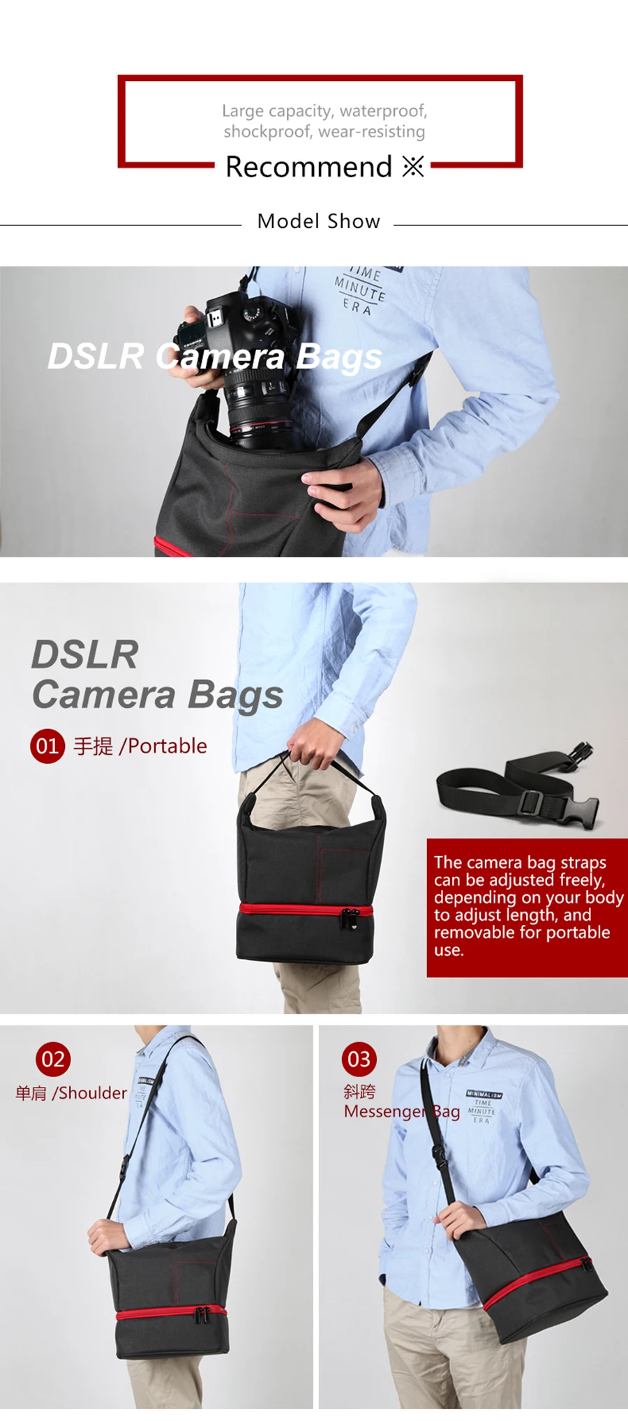 Y45 Водонепроницаемый Камера чехол сумка на плечо сумка для Nikon D600 D610 D3200 D3300 D3400 D7000 D7100 D7200 D800 D810 D750 D5500 D5600