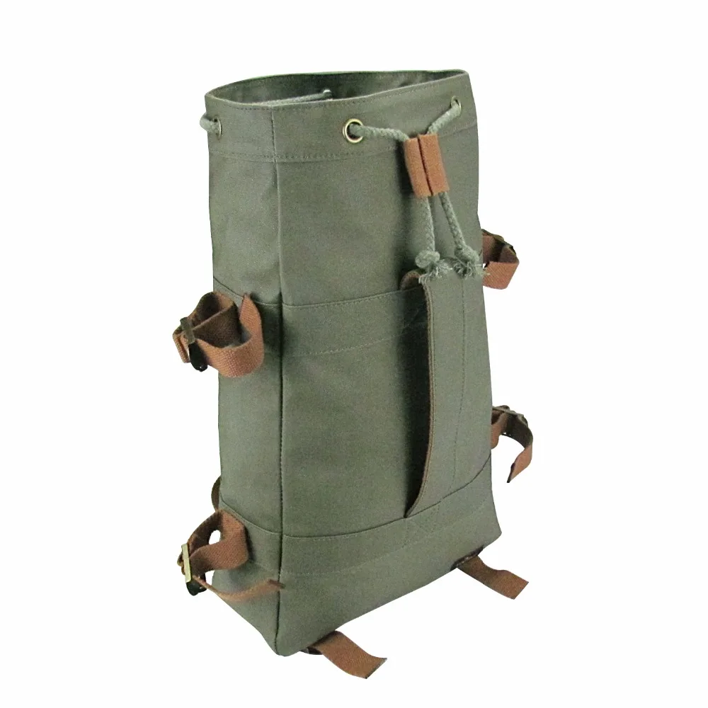 Tourbon Canvas Bicycle Frame Bag Bike Pannier Backpack Rear Rack Bag