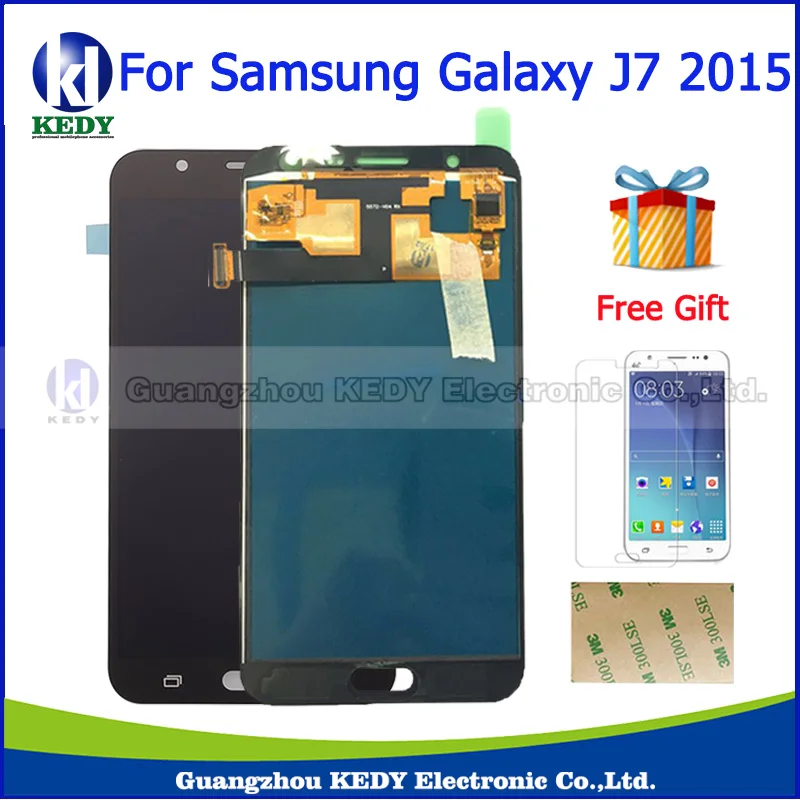 Grade AAA For Samsung Galaxy J7 2015 J700 J700F J700H J700M LCD Display Touch Screen Digitizer Glass Complete Assembly+Tools | Мобильные