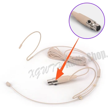 

Perfect for Singing Concert Headset Microphone Mini 4 Pin XLR TA4F Cardioid Condenser Mic for AKG Samson Wireless Bodypack