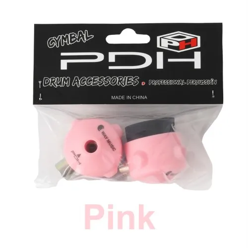 Pink PDH второго поколения тарелки Кепки 2 шт./упак. барабанные тарелки быстрая Кепки Мути-Цвет ударный аксессуар - Цвет: Pink