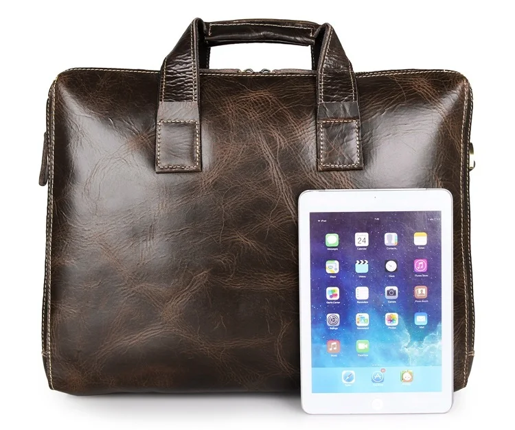 

J.M.D High Quality Guaranteed Genuine Leather Handbag Classic And Practical Shoulder Bag Large Capacity Laptop Bag 7167C-1