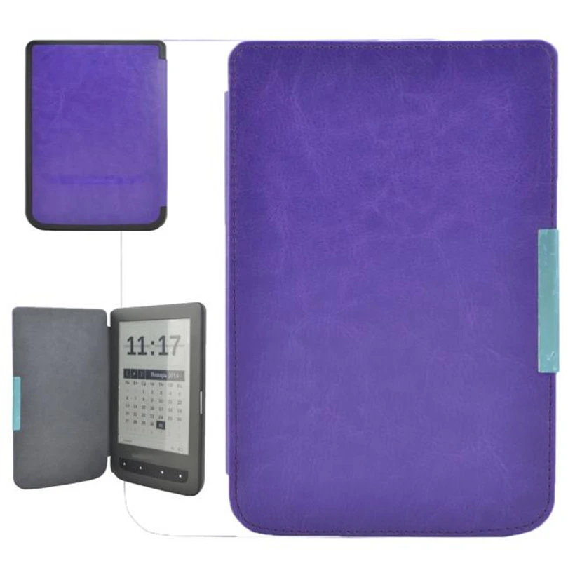 Кожаный чехол для планшета ZGPAX подставка Pocketbook 614 624 626 640 6 дюймов eReader Folio Flip Crazy Horse