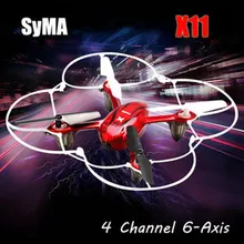 High Quality Syma X11 4CH 2.4GHz 6-Axis Gyro Remote Control RC Mini Helicopter 3D Flap Quadcopter Drone LED Light without Camera