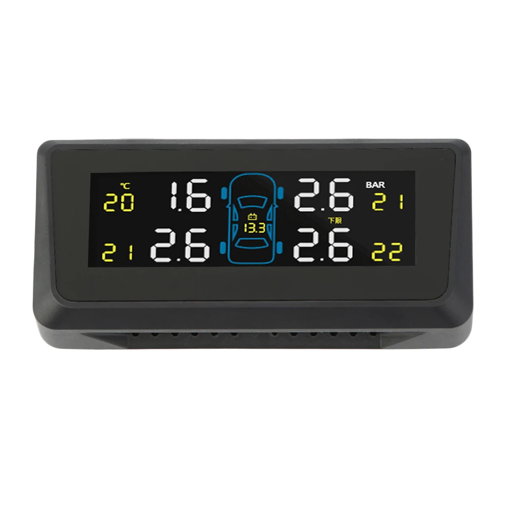 

Hot Tire Pressure Monitor System + 4 External Sensors LCD Display GS01-T02 New