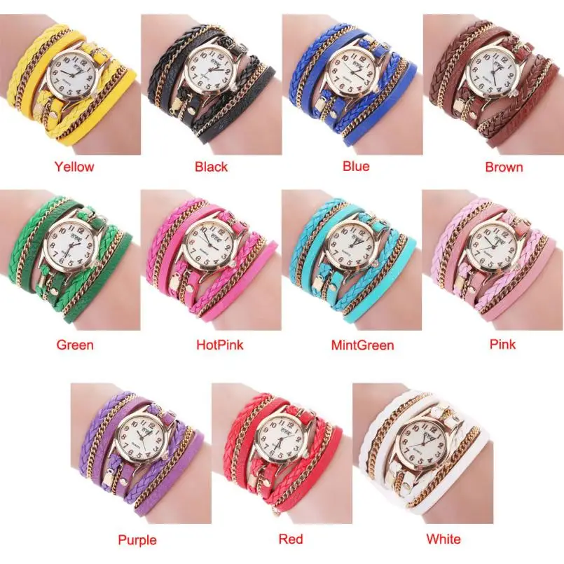 

Luxury Brand Hot sale Leather Bracelet Watch Men Women Wristwatch Ladies Dress Quartz Watch Sexy Beautiful relogio feminine#3