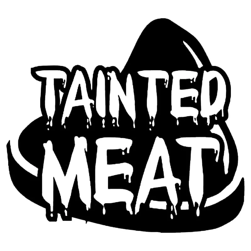 12 8cm 11 5cm Interesting Tainted Meat The Walking Dead Vinyl Decal Car Sticker Black Silver S8 1123 Car Sticker Stickers Blackcar Decal Sticker Aliexpress