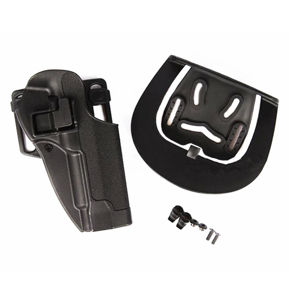 

CQC tactical gun holster Airsoft Beretta 92 / 96 Tactical SERPA Holster Hard Plastic black tan