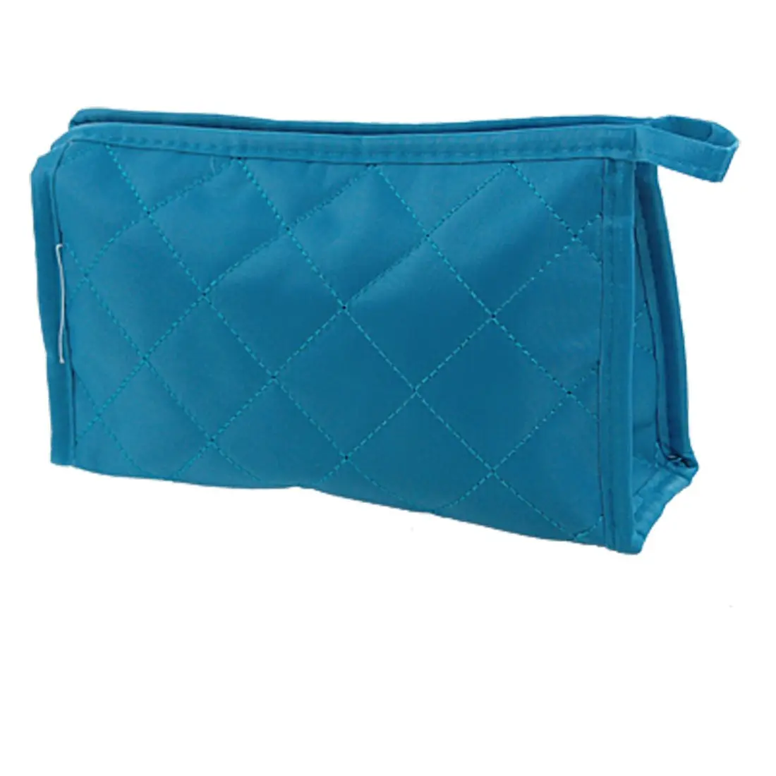 Wholesale 10* Woman Blue Rectangle Small ZipPer Case Makeup Pouch Bag