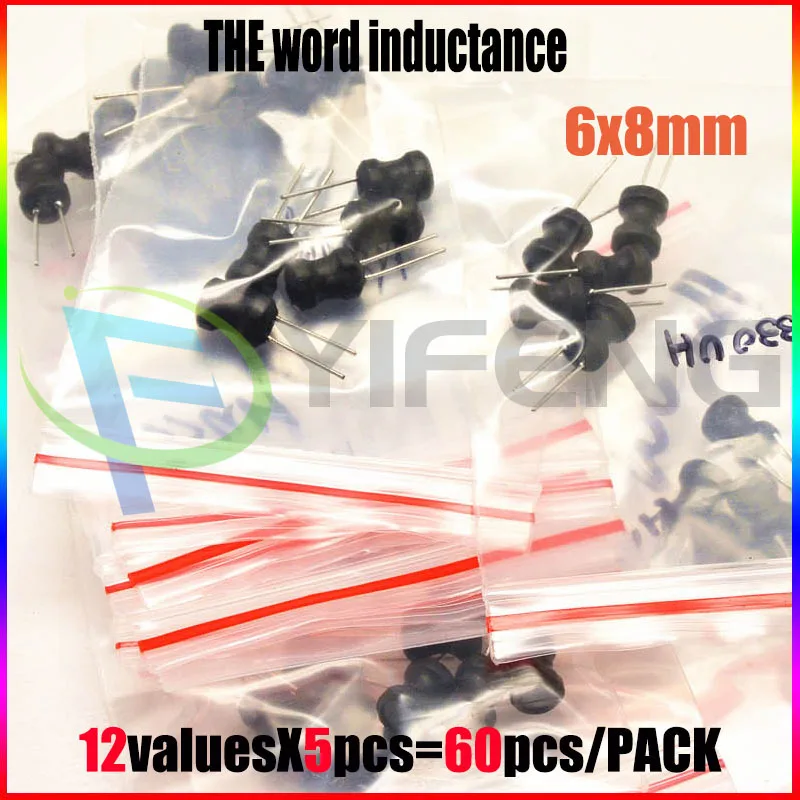

New! Word inductance package 6 * 8 full range of high-quality power inductors 12 kinds each 5PCS Total 60PCS
