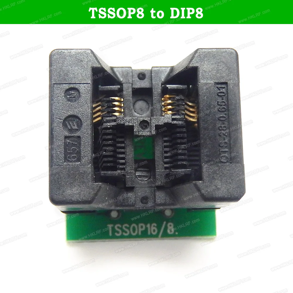 

TSSOP8 to Dip8 IC Porgrammer Adapter Socket for TL866A/TL866CS/TL866II PLUS Universal Programmer