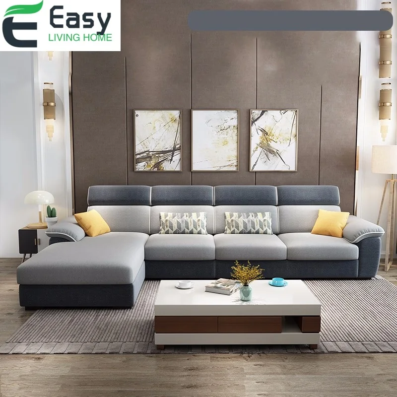 Easylive домашний тканевый секционный диван съемный моющийся удобный мягкий для гостиной