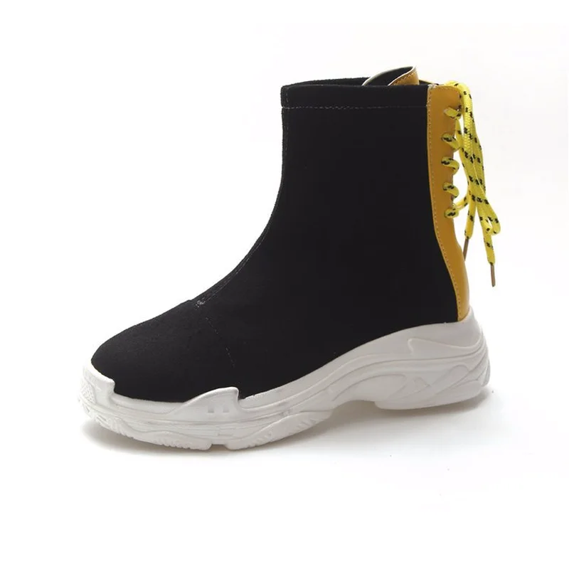 

Martin BOOTS Womens 2018 autumn new style short suede thick bottom laced walking shoes outdoor antiskid fitness women's shoes