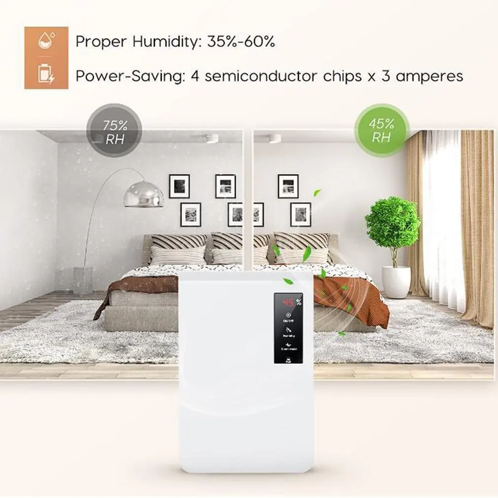 

3L Home Intelligent Dehumidifier Dryer Dryer Basement Dehumidifier Fashion Dehumidification Drying