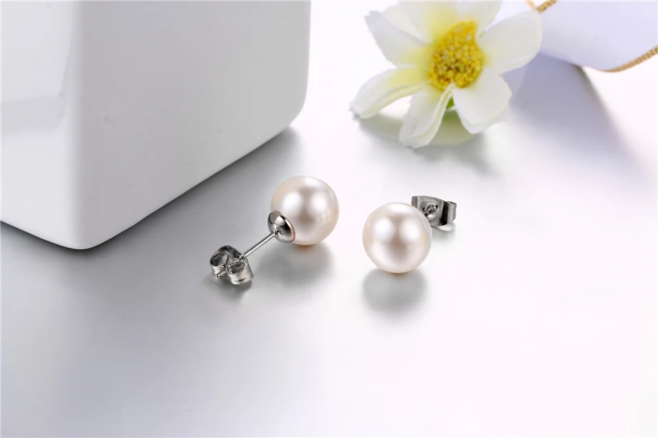 d PISSENLIT Hot Women Jewelry Statement Charming Gold Pearl Earrings pendientes mujer moda 2019 Korean Fashion Silver Stud Earring
