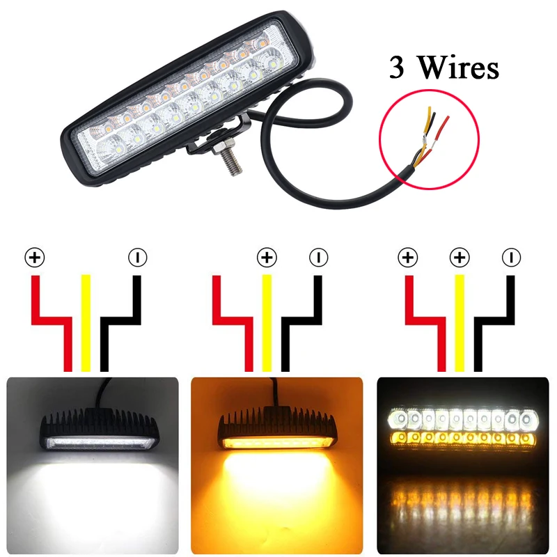 Dual-color-3-wires-connection